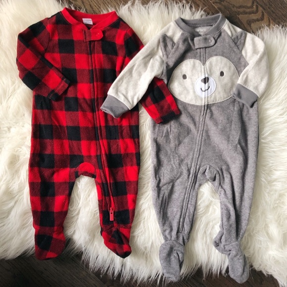 Fleece Zipper Footie Bundle - Picture 2 of 6